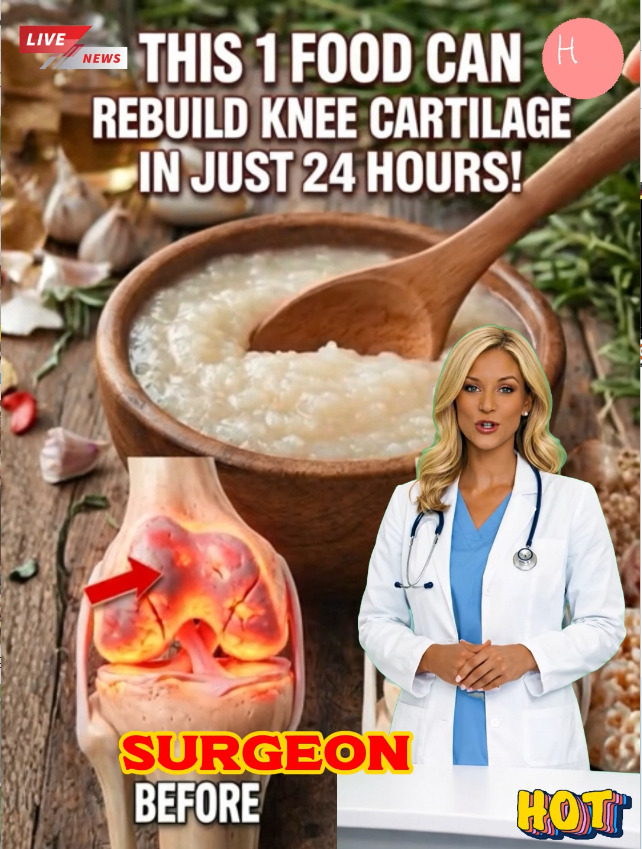 A 97-year-old orthopedic surgeon says: This food can rebuild knee cartilage in just 24 hours! !! Just click OK and I'll send you all the info