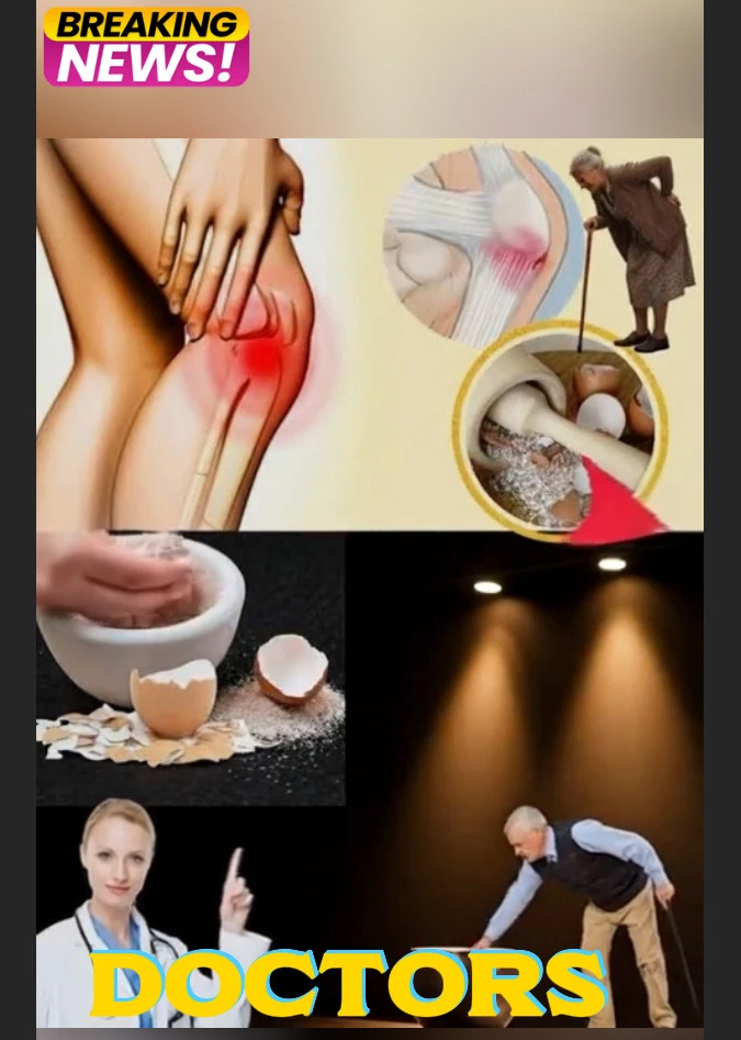 My mom could NOT walk due to PAIN in her knees and bones until she tried this simple eggshell discovery Details in the first comment
