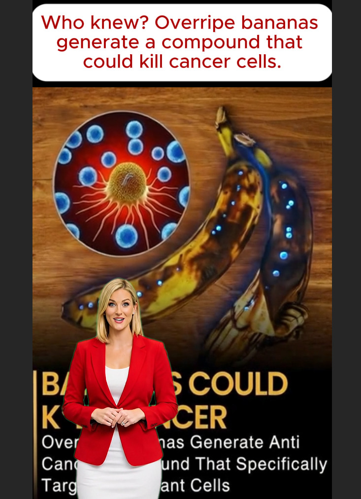 Who knew? Overripe bananas generate a compound that could kill cancer cells chsy