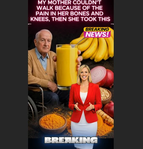 My mother couldn't walk because of the pain in her bones and knees, then she took this. Here's the full recipe To keep receiving my recipes, just say something…cs Thank you!